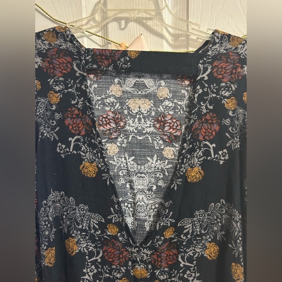 Free People Smooth Talker Tunic Dress in Raven Black - S - Picture 9 of 9